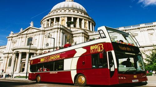 伦敦巴士观光红线一日通票(英文导游+中文讲解