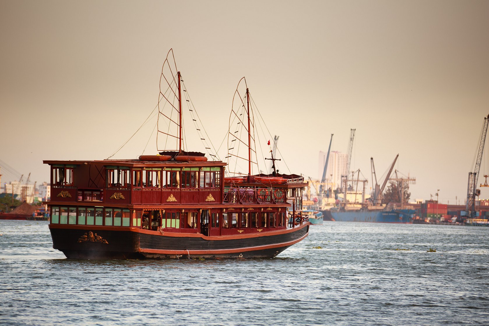 西贡河  越南  胡志明市】