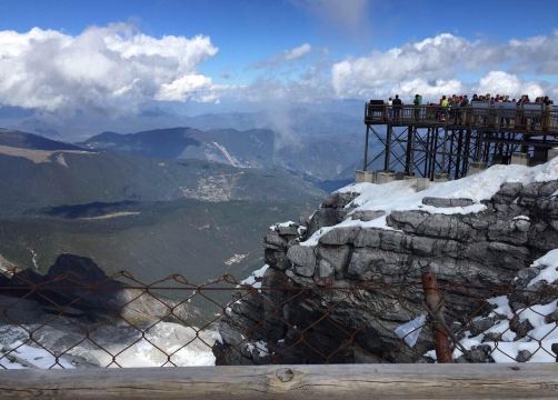 观景台 丽江玉龙雪山