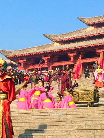 始皇登基演出图8. 秦王宫,横店