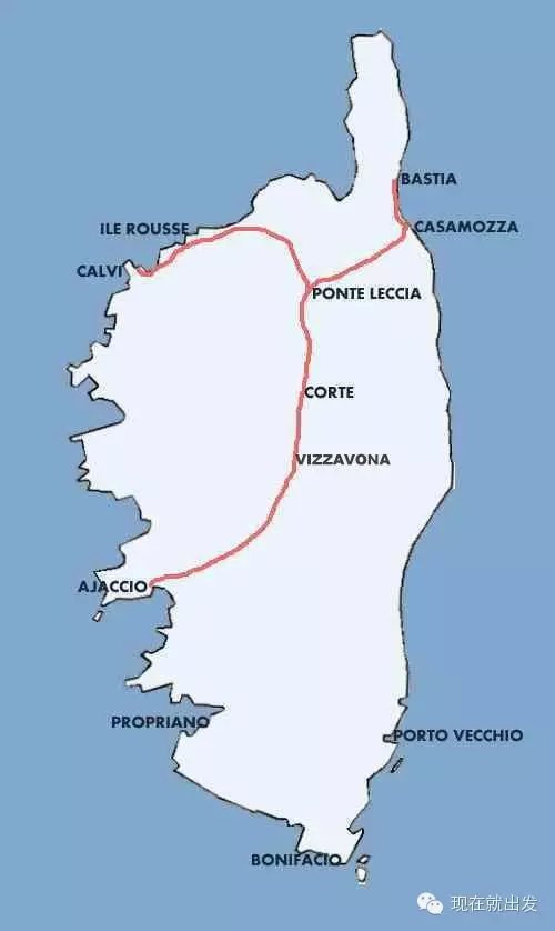 科西嘉岛轮廓图图片