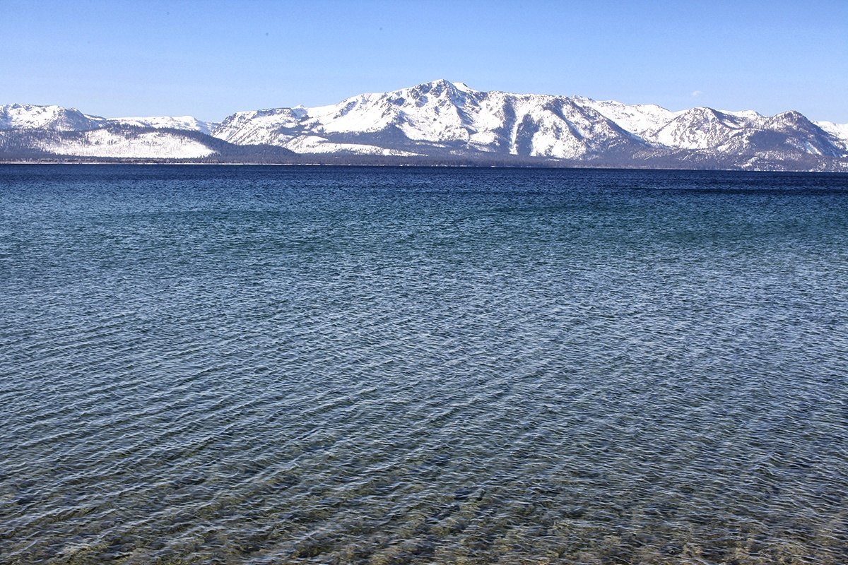 雪山 大湖 塔霍湖