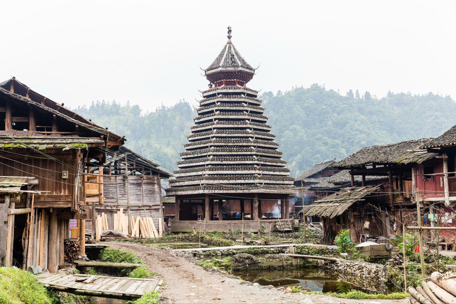 在苗乡侗寨听大歌,观梯田--环游黔东南