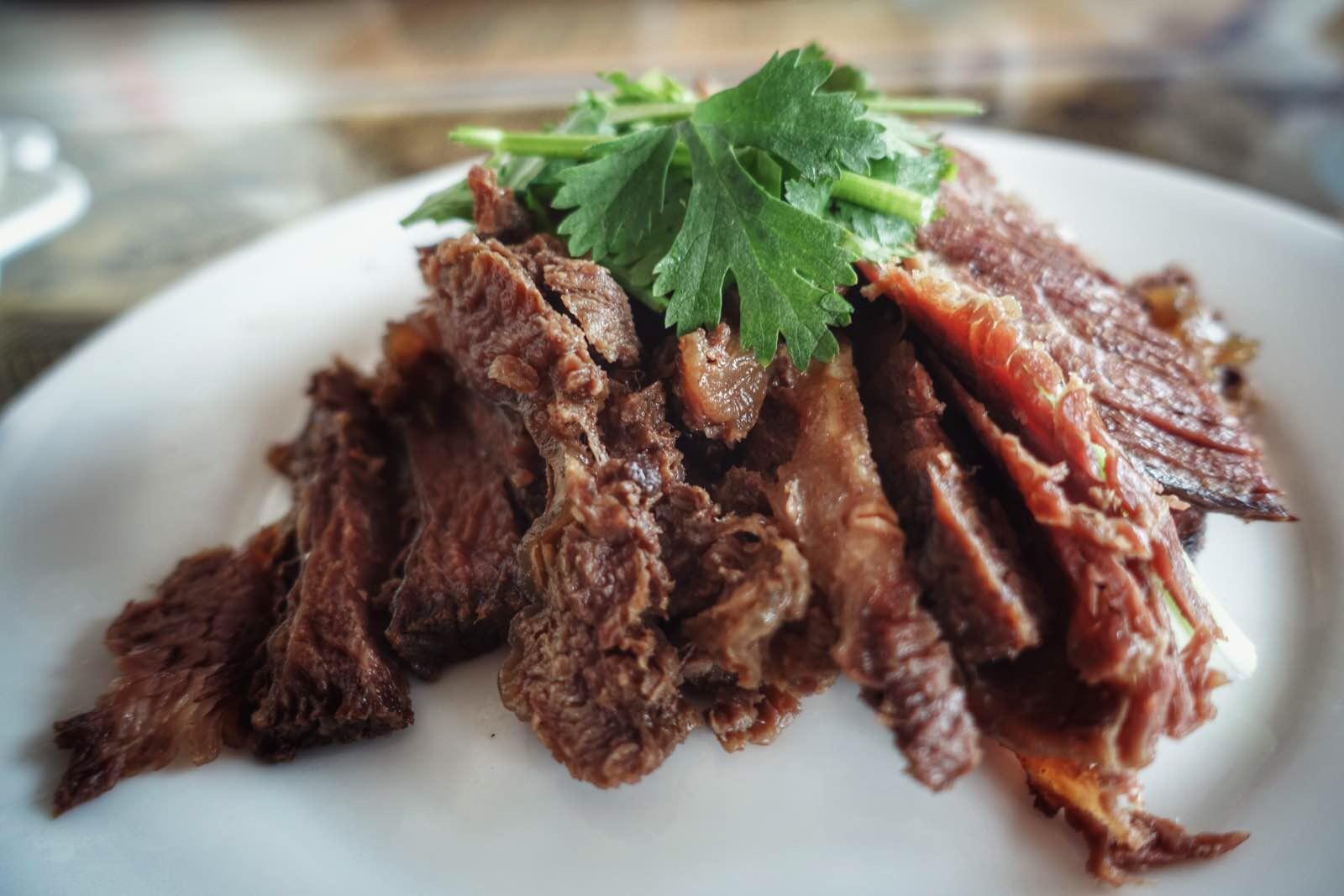 酱驴肉. 顺张黄面馆