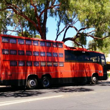 头回见三层的大巴 爱丽斯泉