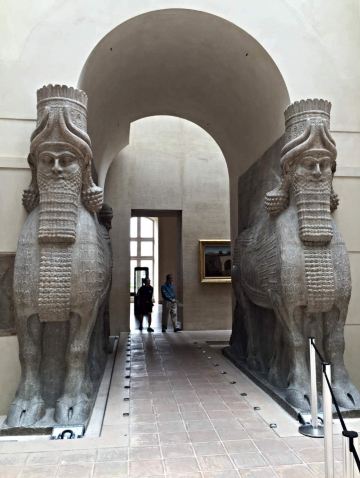 人首翼牛像 卢浮宫