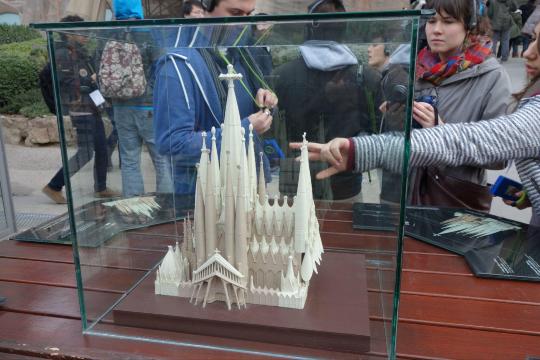 圣家堂模型 圣家族大教堂