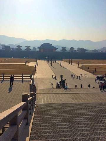 俯瞰秦王宫广场. 秦王宫,横店