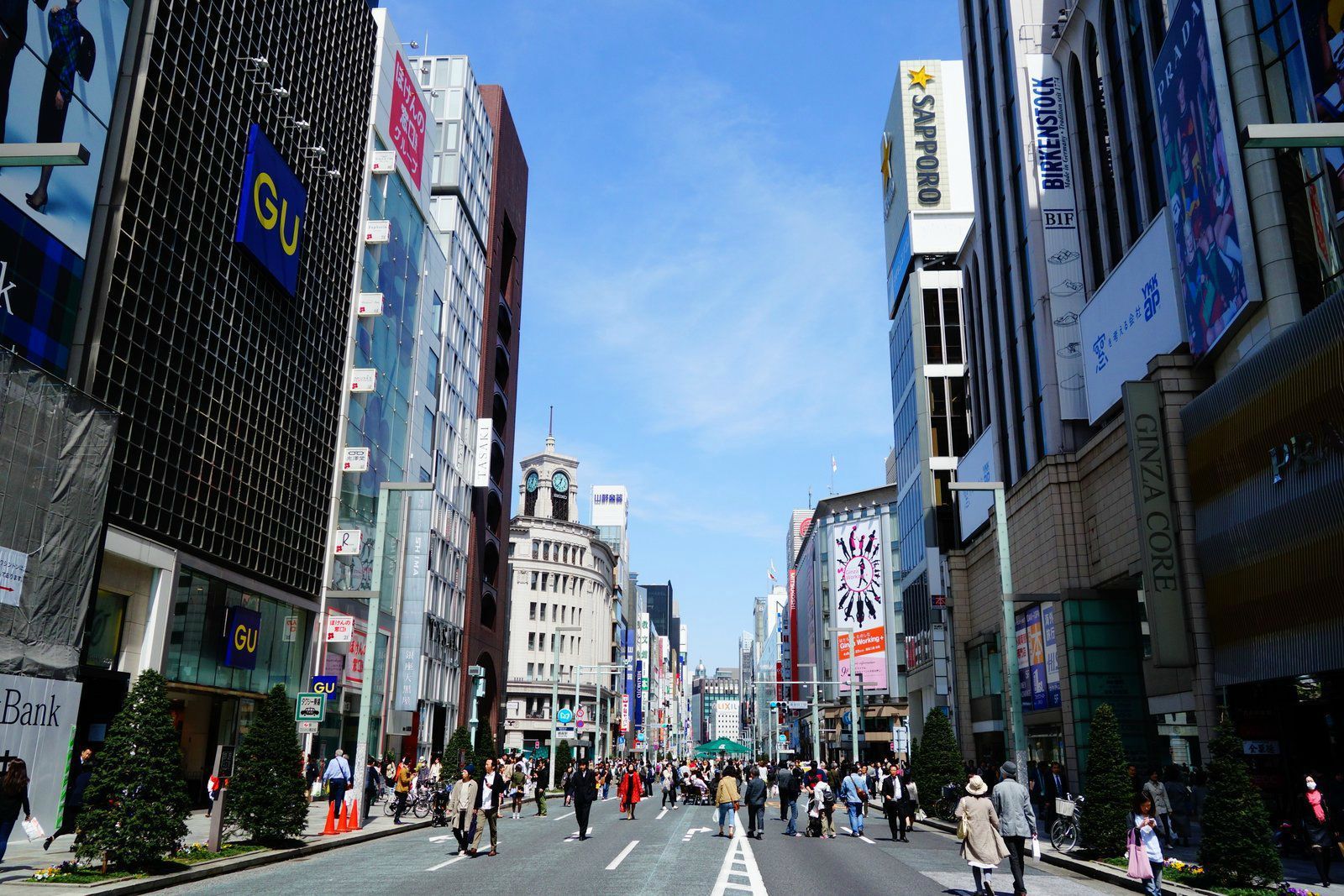 銀座步行街 東京,銀座