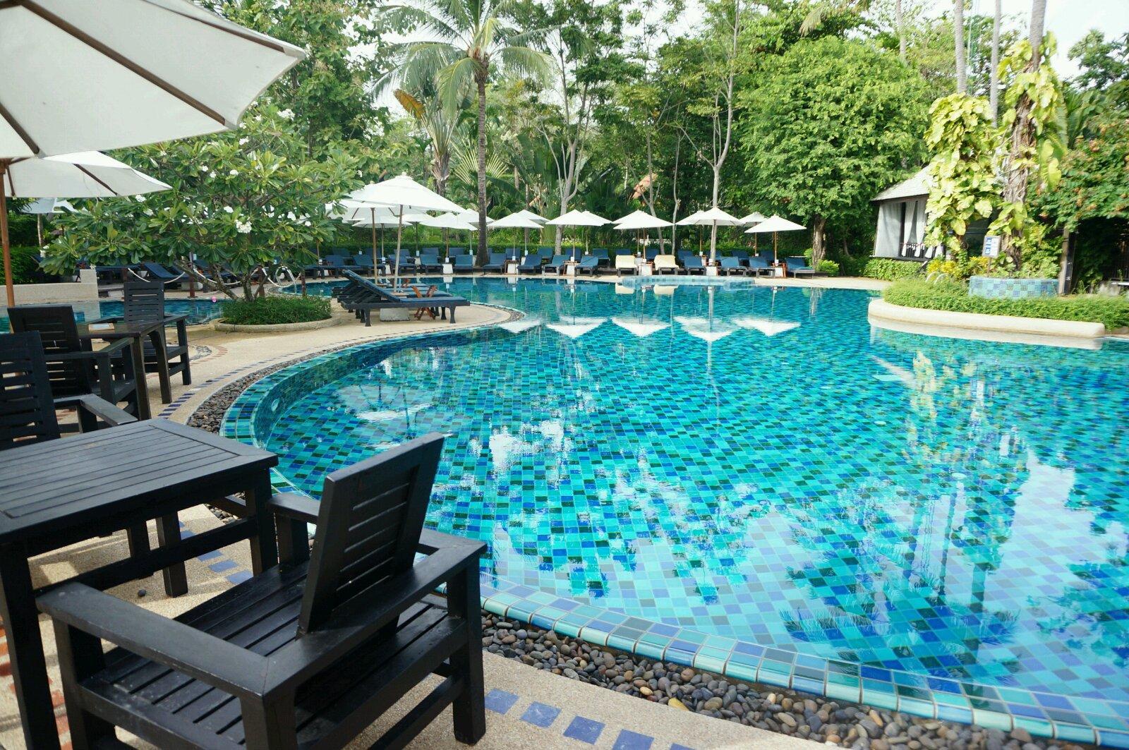 酒店的游泳池 苏梅岛