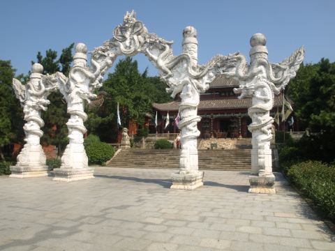 洞 庭 庙 4.君山名树5.君山斑竹 6.茶园春色 7.柳毅井与传书亭 8.