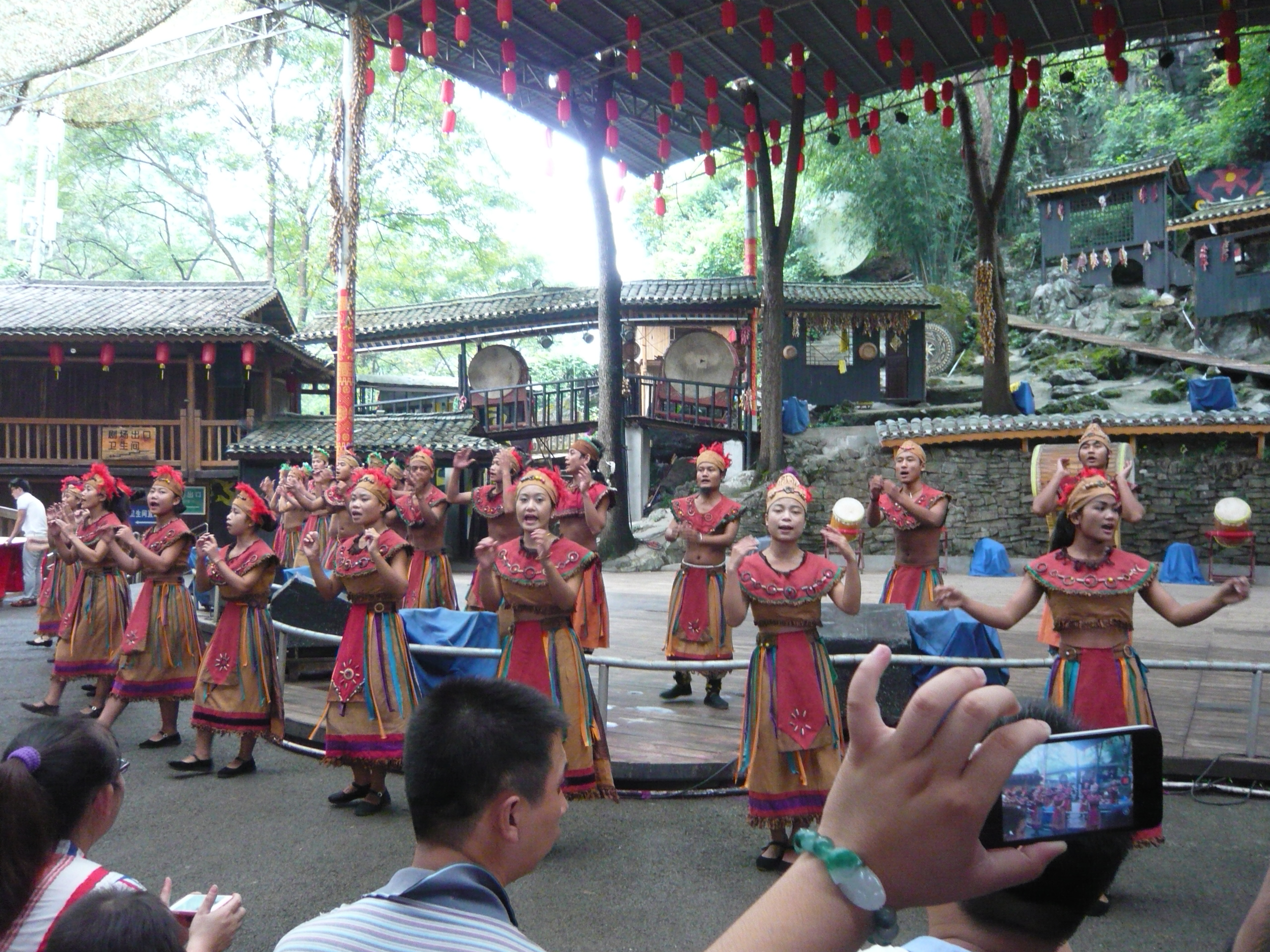 《漓水古越》山水实景演出